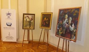 Картини клієнтів МБФ «Єврейський Хесед« Бней Азріель» представлені на художній виставці у Верховній Раді України 