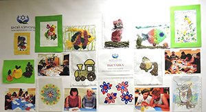 The first exhibition of project participants works of 