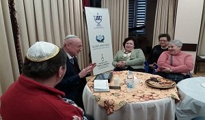 Tea with the Rabbi: on the meanings of Purim with the Chairman of the Kyiv city Jewish community Tuvia Shengait in the Kiev Hesed